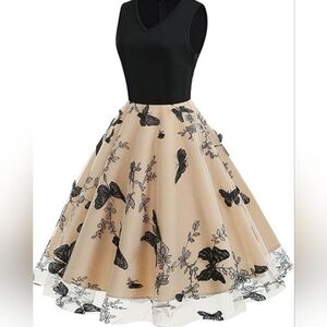 Ladies retro style dress, size Medium